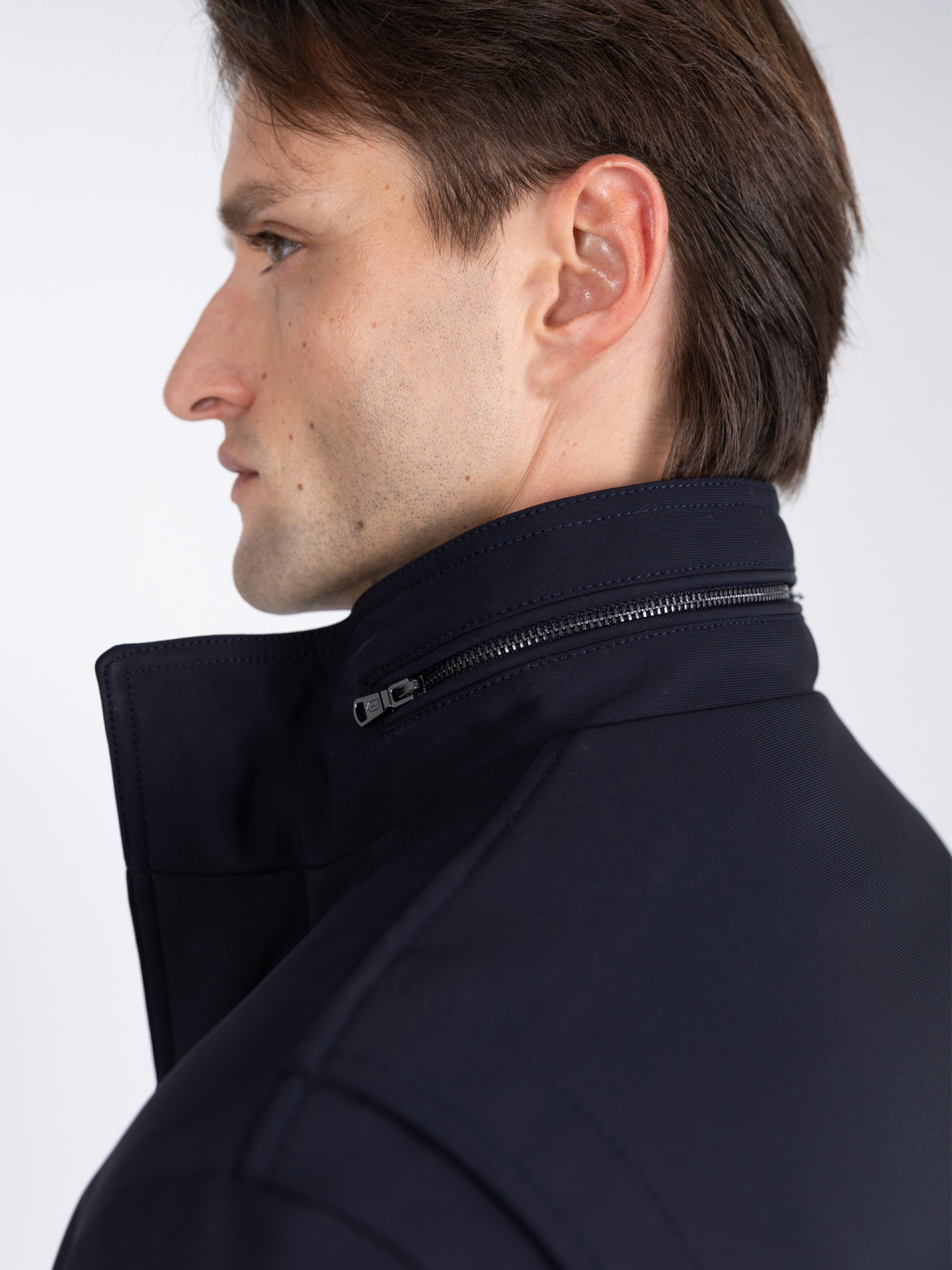 Technical jacket with hood