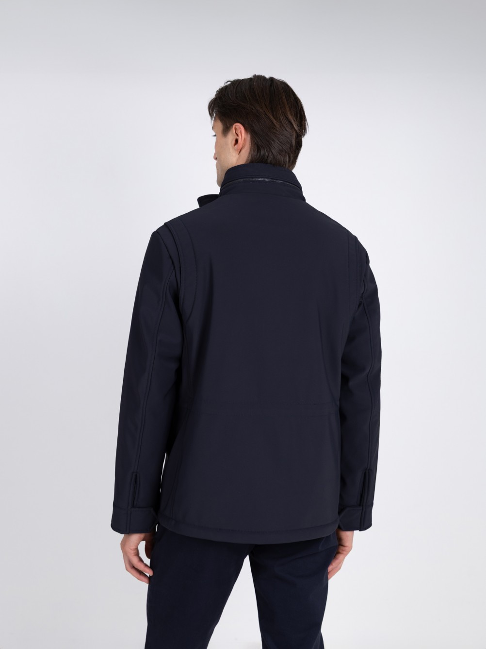 Technical jacket with hood