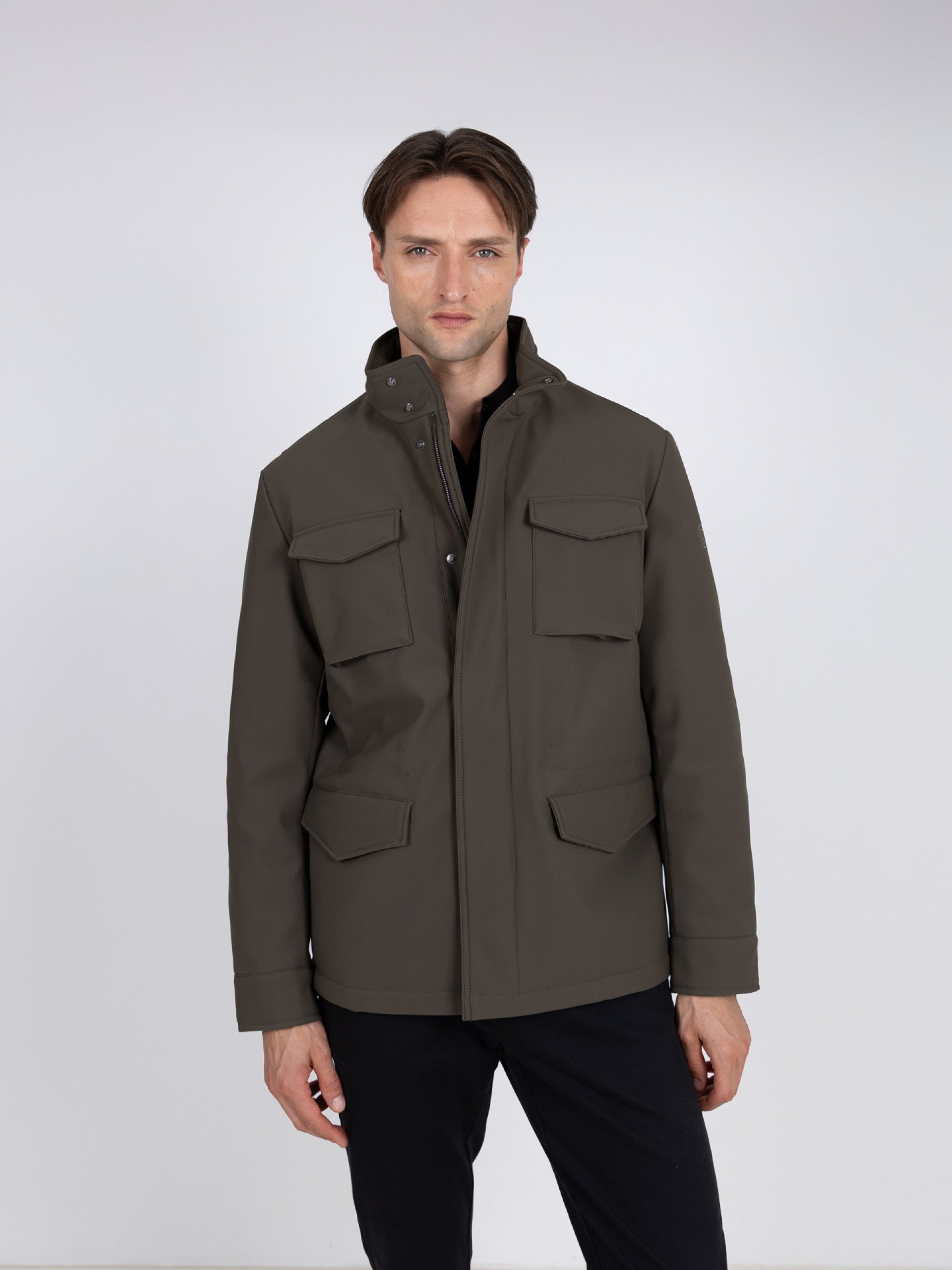 Technical jacket with hood