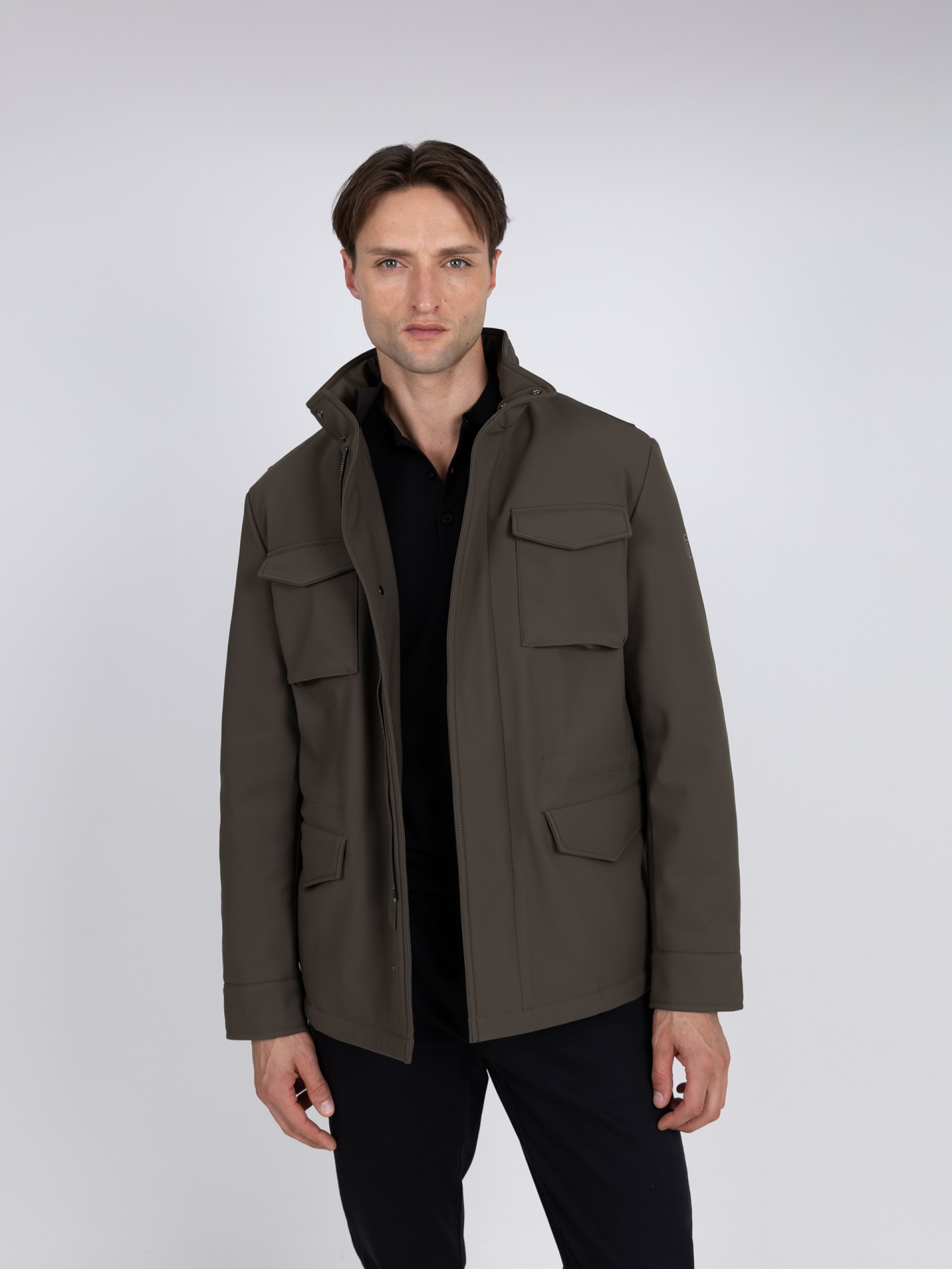 Technical jacket with hood