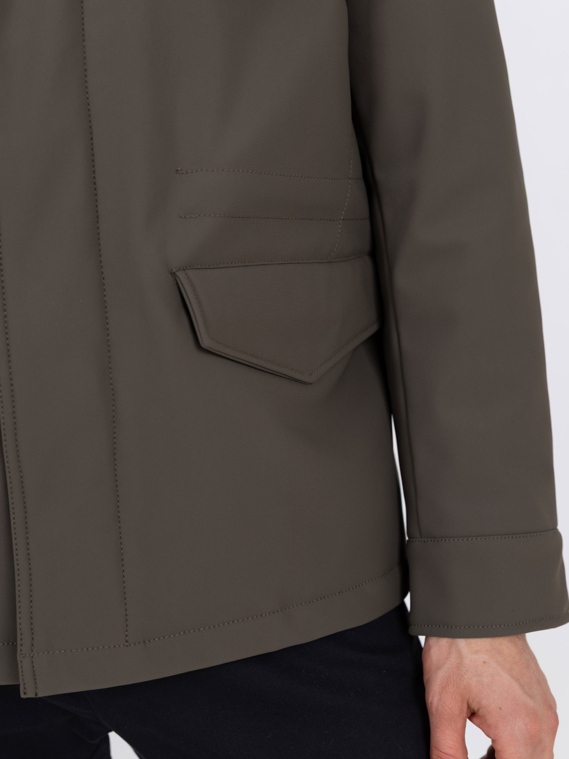 Technical jacket with hood