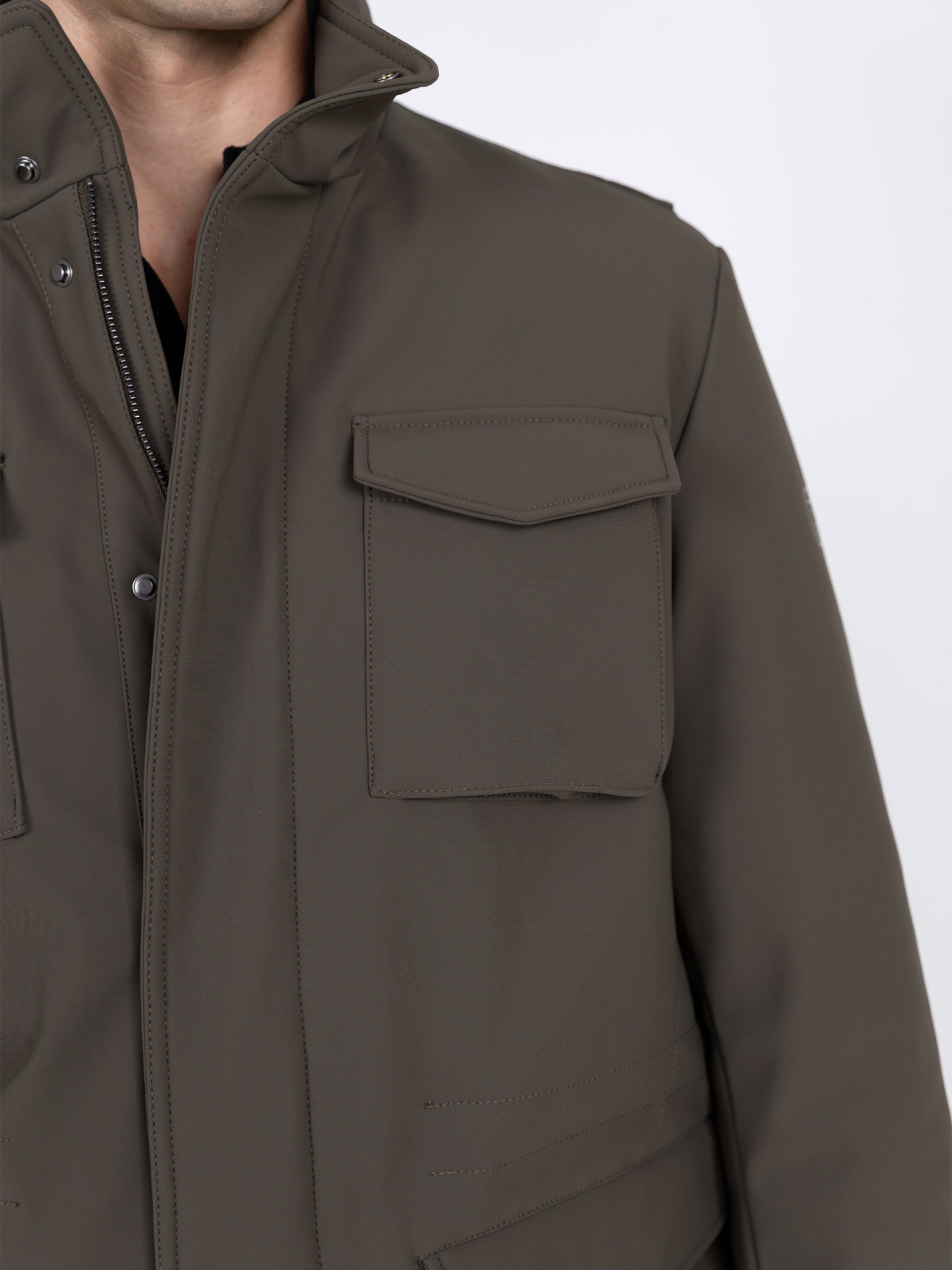 Technical jacket with hood