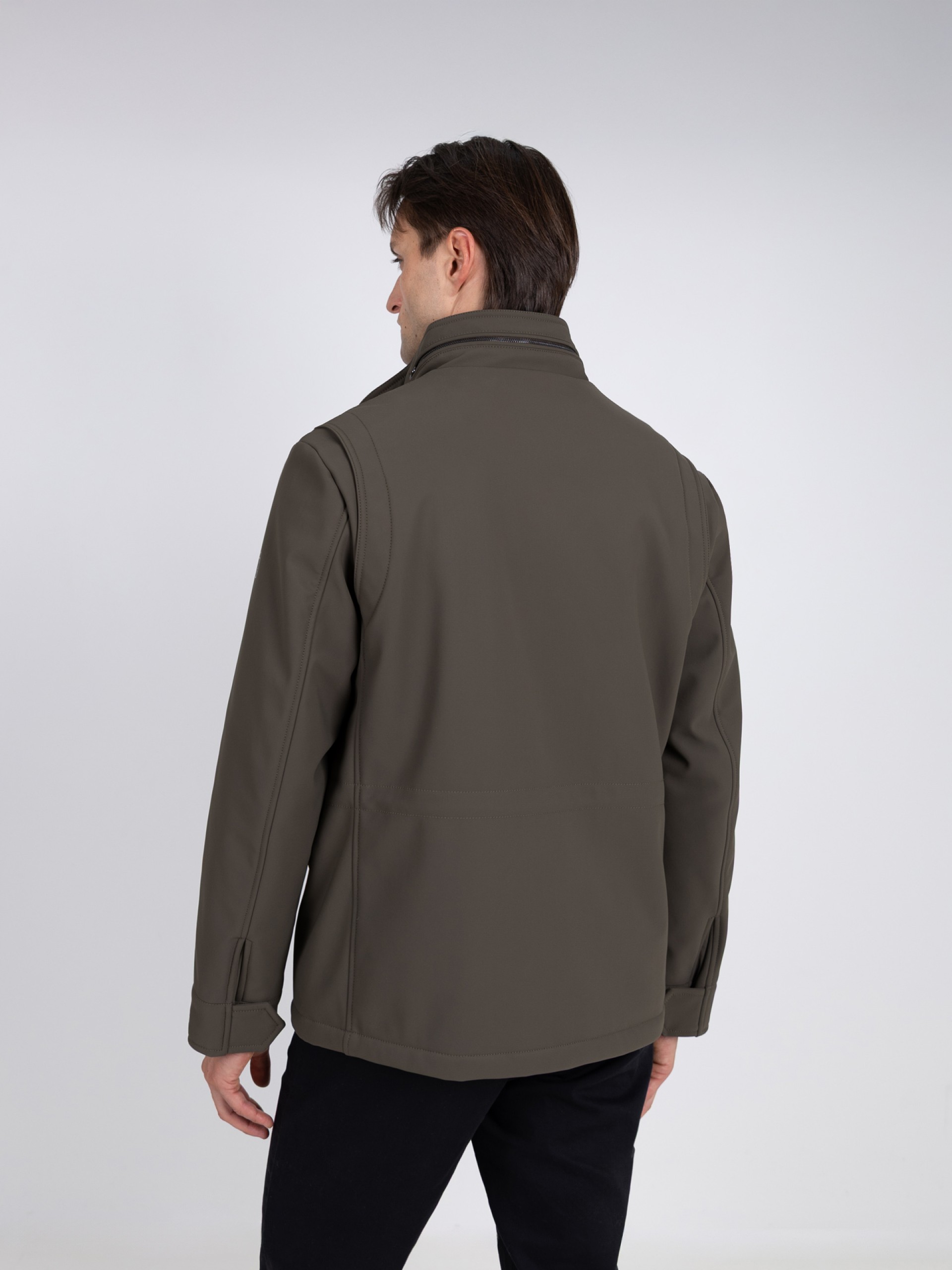 Technical jacket with hood