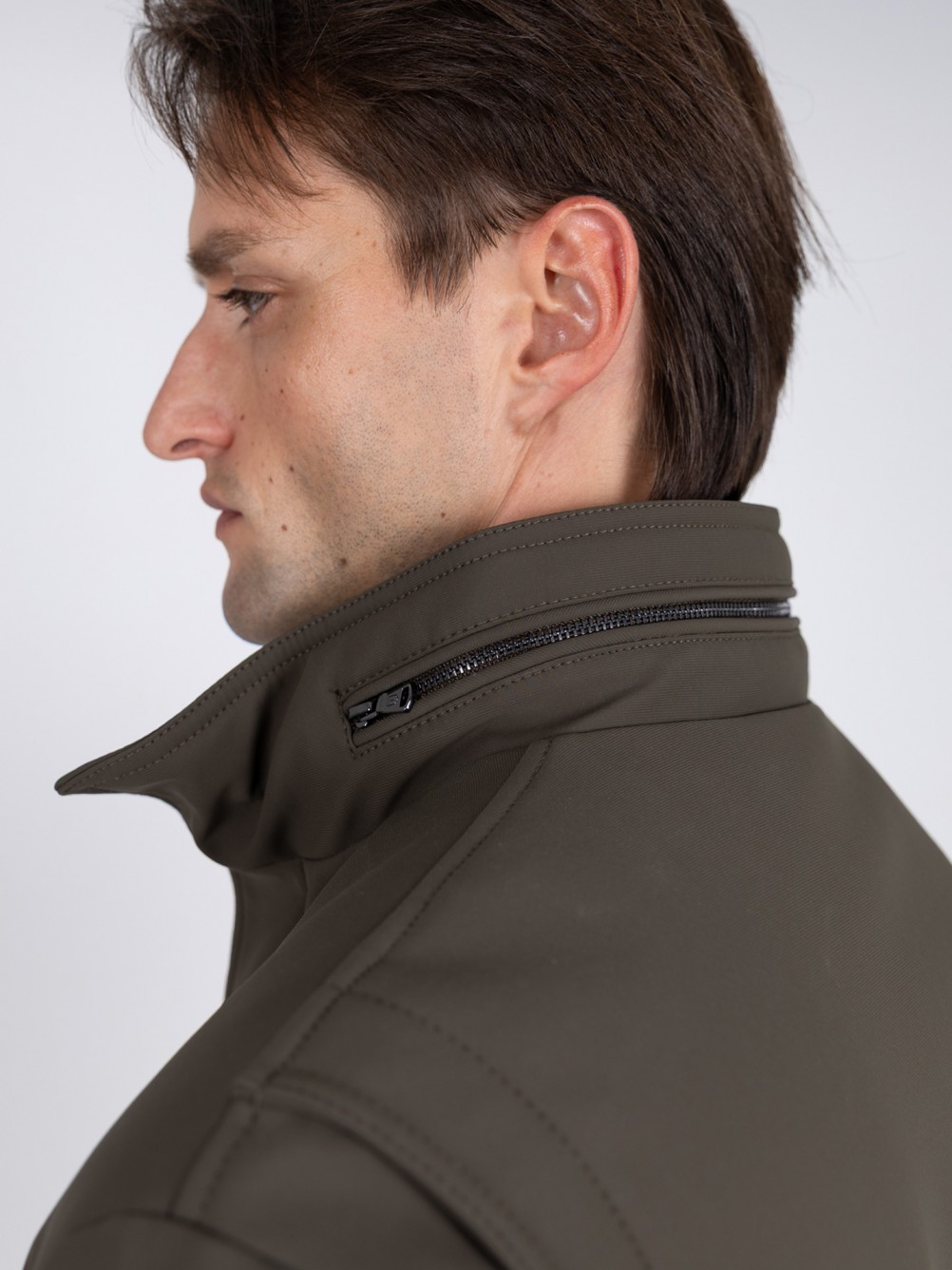 Technical jacket with hood