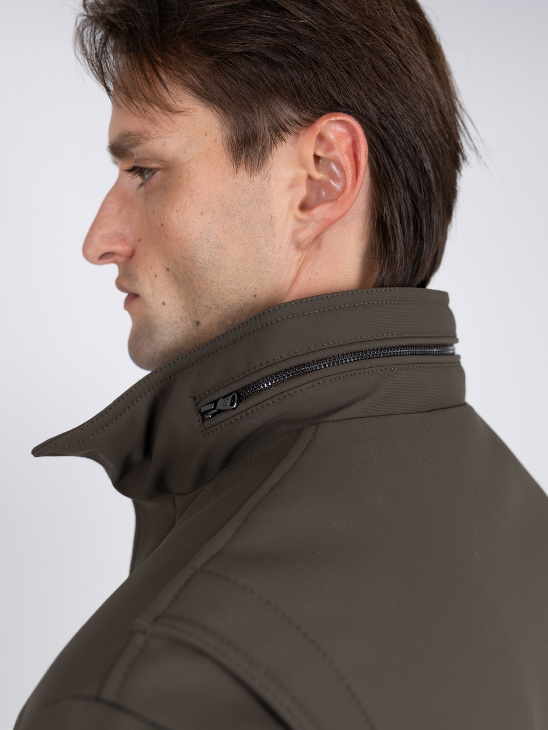 Technical jacket with hood