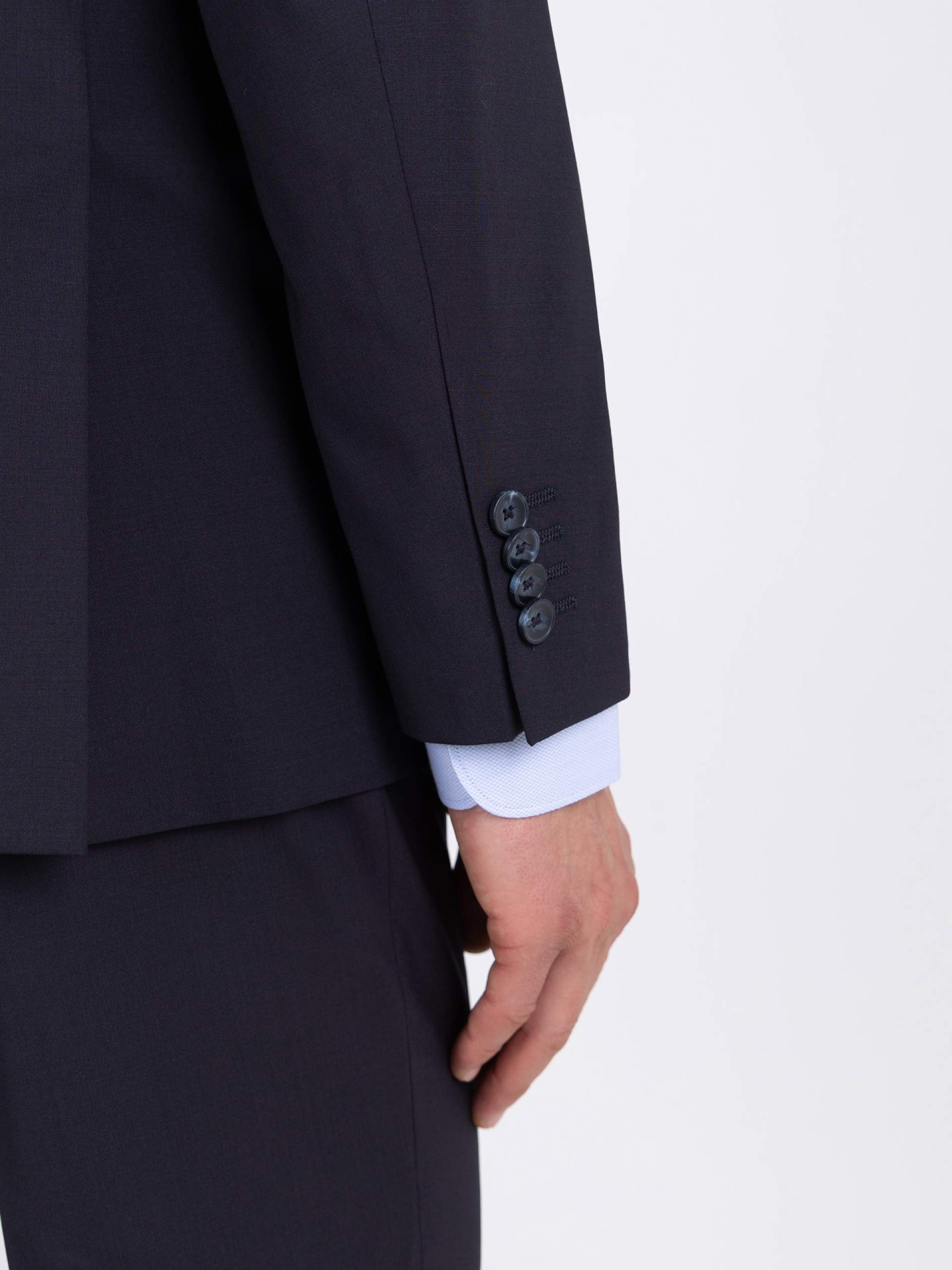 Traje Liso Regular Fit de Lana