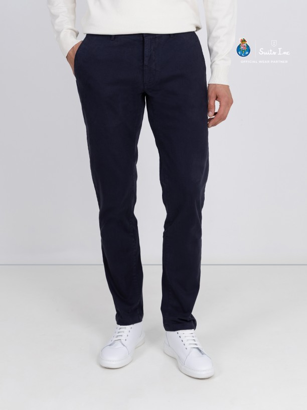 Calas chino de algodo elstico