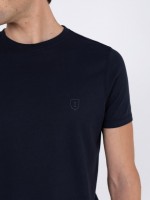 T-shirt lisa algodão gola redonda T-shirt lisa algodão gola redonda