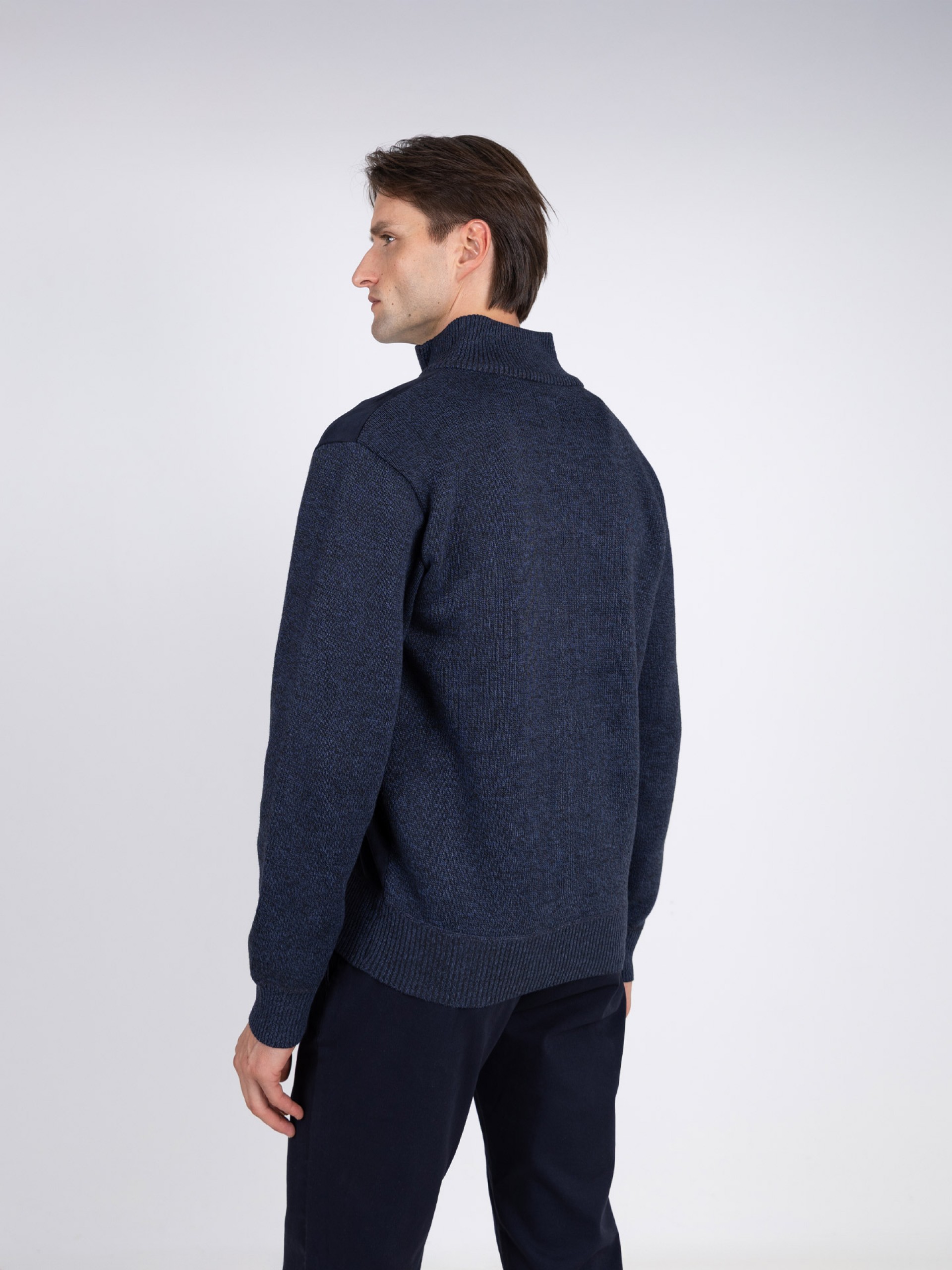 Knit fleece jacket