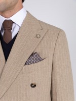 Double-breasted wool blazer