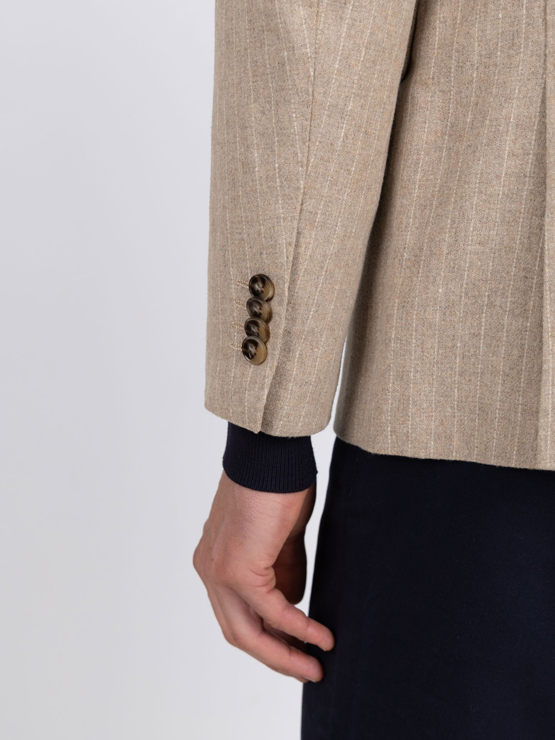 Double-breasted wool blazer