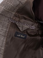 Blazer de l� com padr�o xadrez