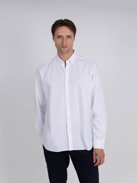 Camisa estruturada 100% algod�o