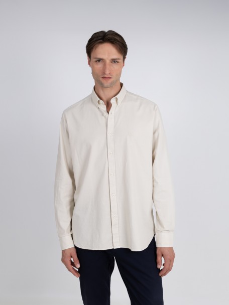 Camisa estruturada 100% algod�o