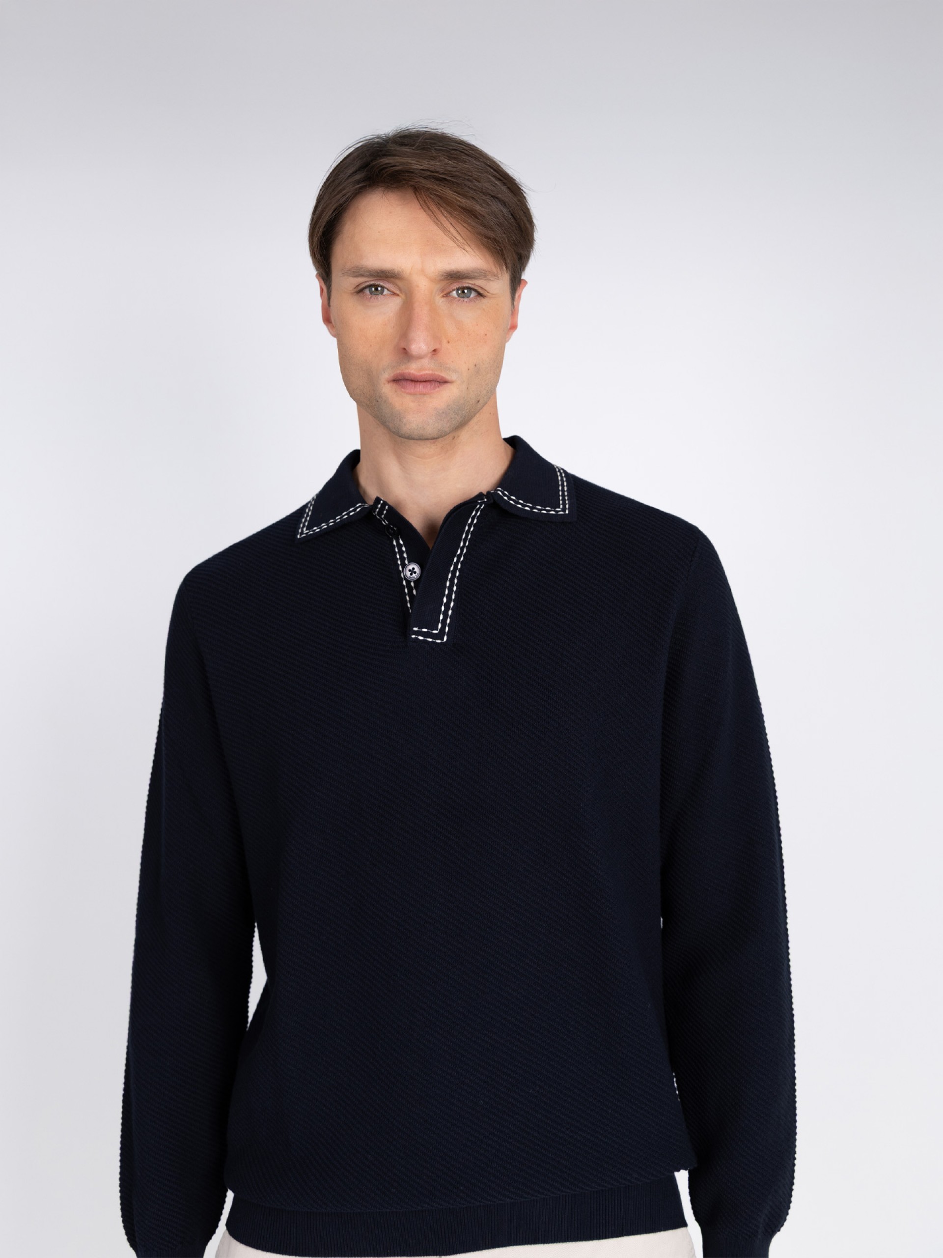 Polo estruturado 100% algodão