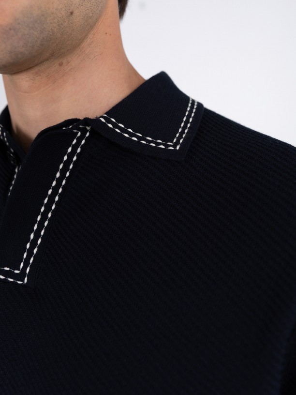 Polo estructurado 100% algodn