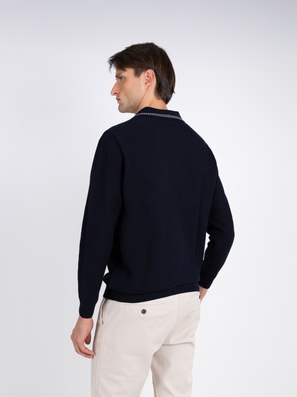Polo estructurado 100% algodn