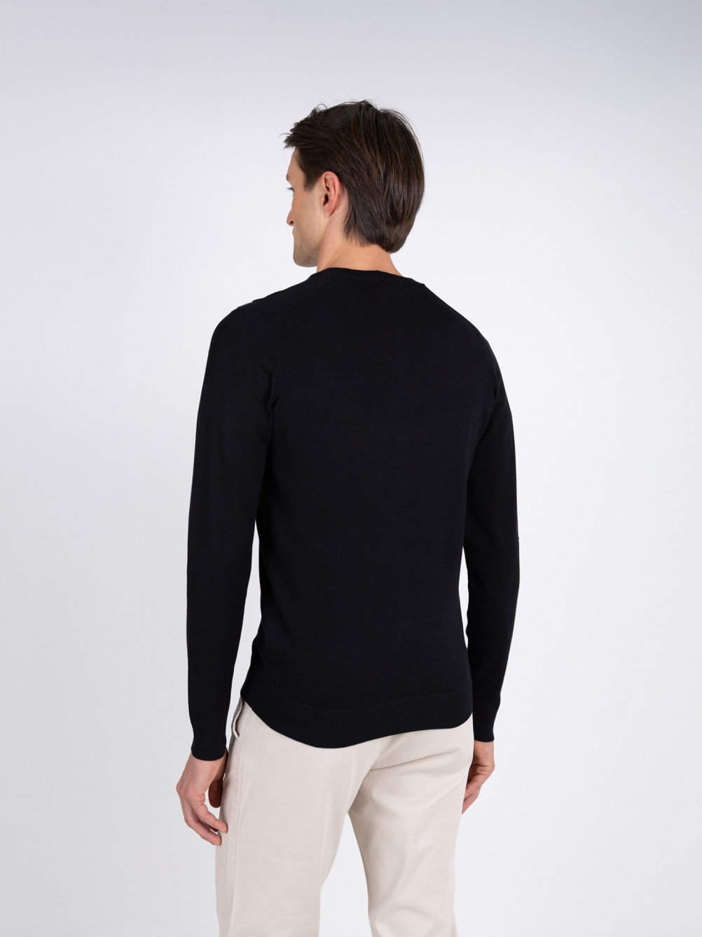 Cardigan de malha liso