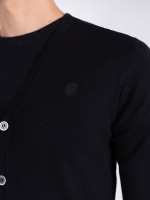 Cardigan de malha liso Cardigan de malha liso