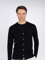 Cardigan de malha liso Cardigan de malha liso