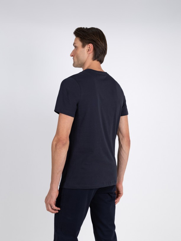 Camiseta lisa 100% algodn