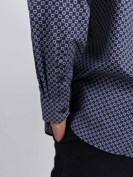 Camisa com padrão casual Camisa com padrão casual