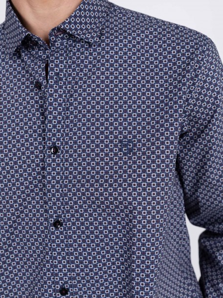 Camisa com padrão casual Camisa com padrão casual