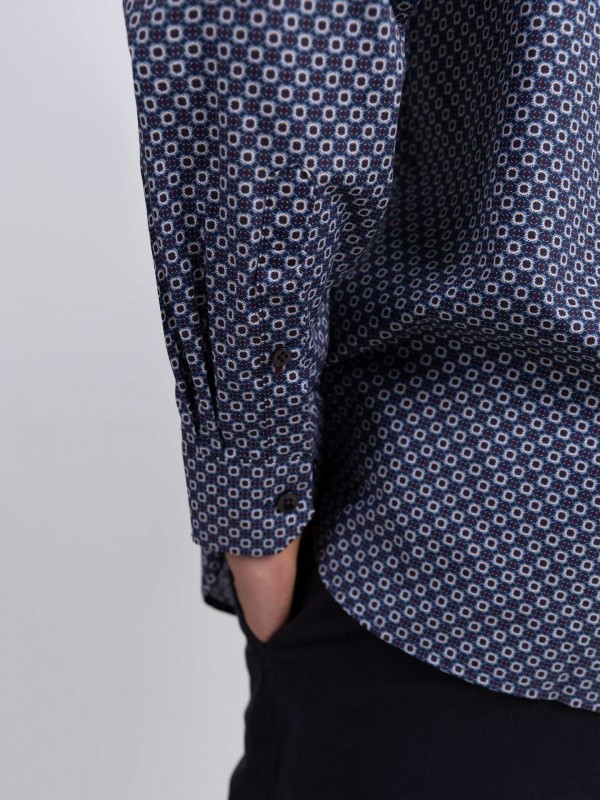 Camisa com padrão casual Camisa com padrão casual