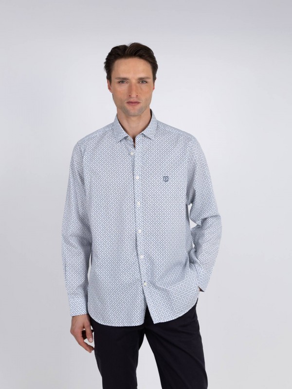 Camisa con estampado casual