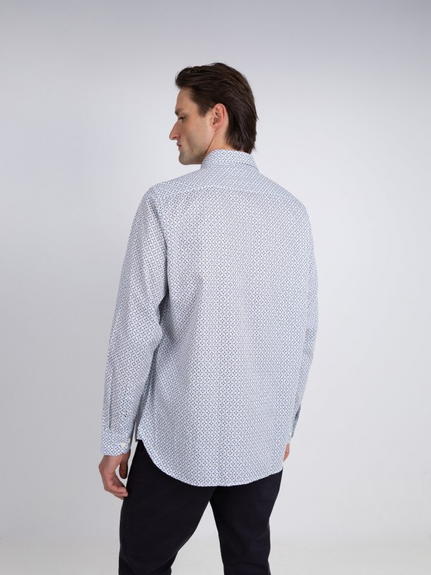 Camisa con estampado casual