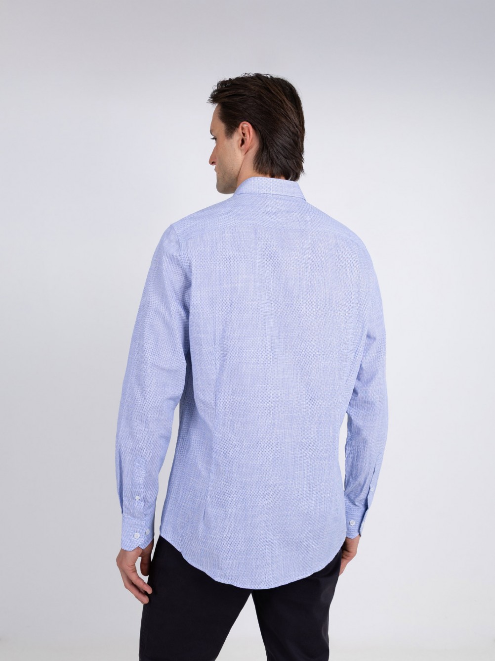 Camisa casual com padr�o slim fit