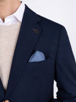 Blazer casual de micro estrutura