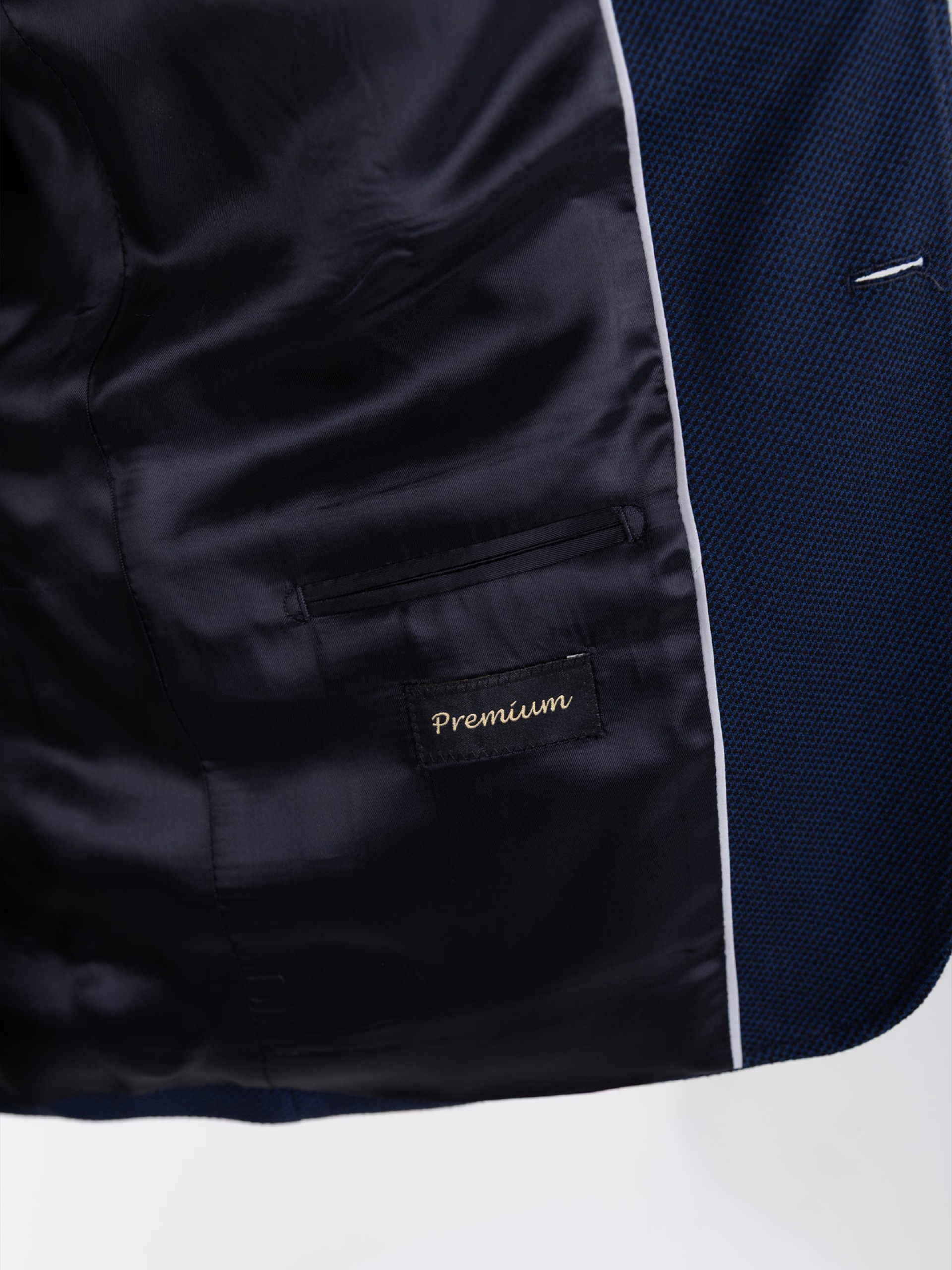 Blazer casual de micro estrutura