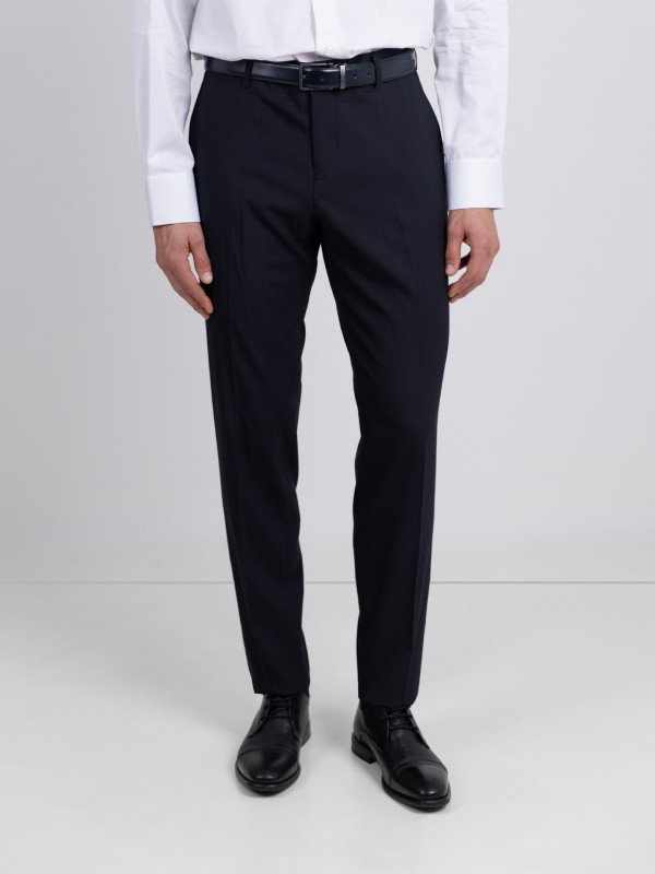 Pantaln clsico de tejido vegano