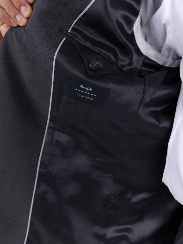 Fato de lã regular fit Fato de lã regular fit