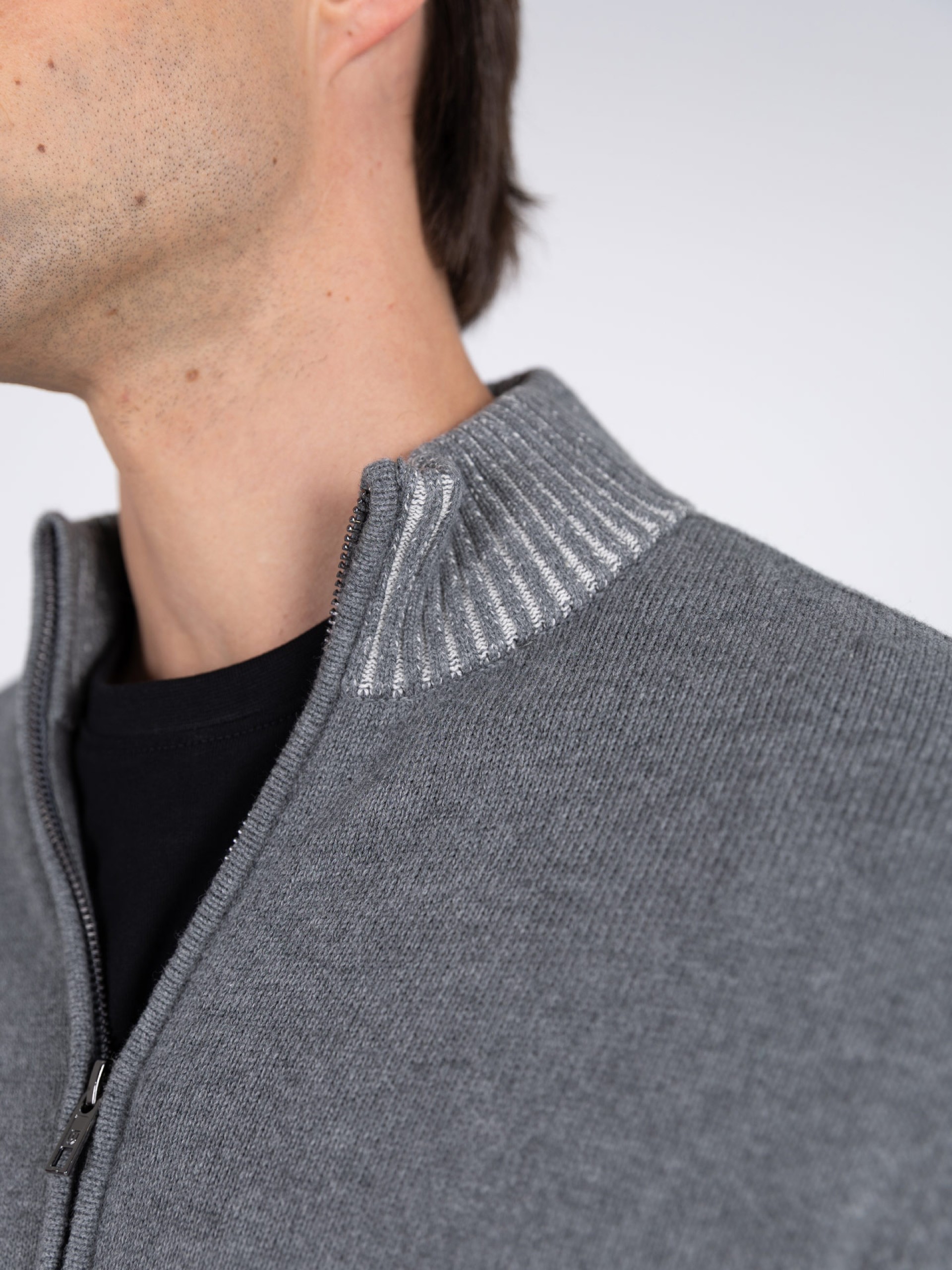 100% cotton knitted jacket