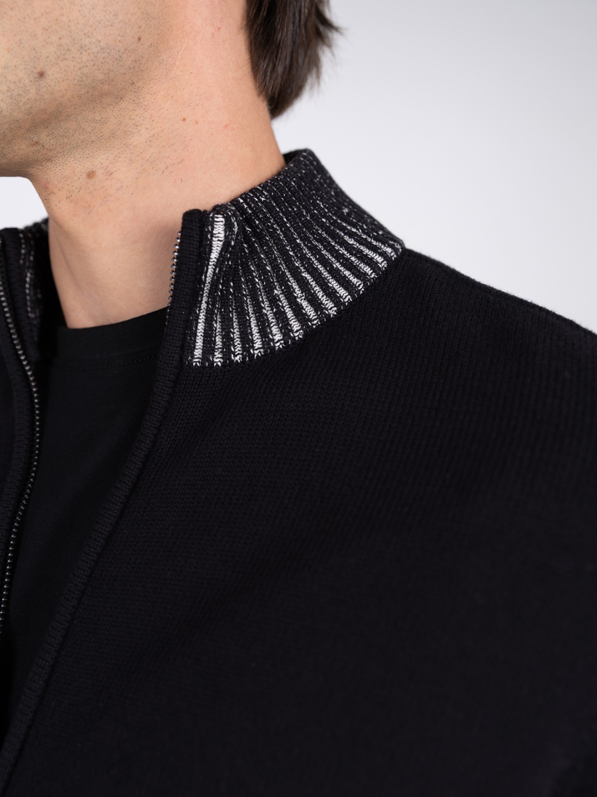 Chaqueta de punto 100% algodón