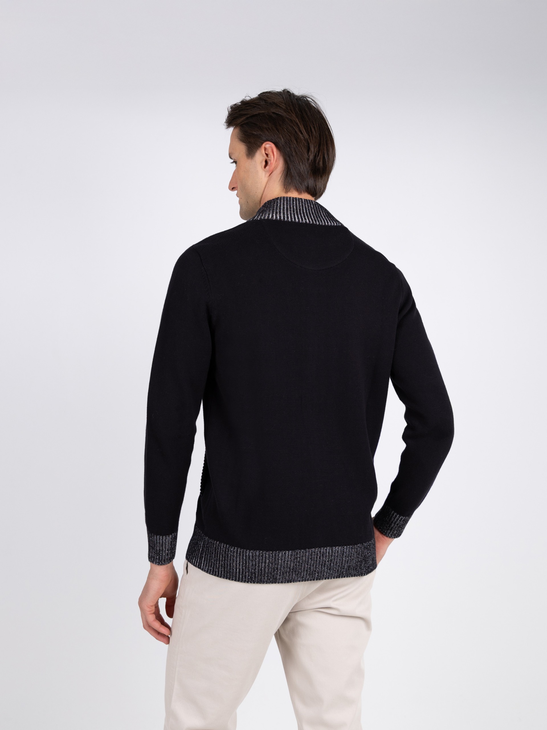 Chaqueta de punto 100% algodón