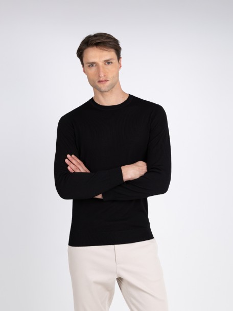 Camisola de malha 100% l� merino