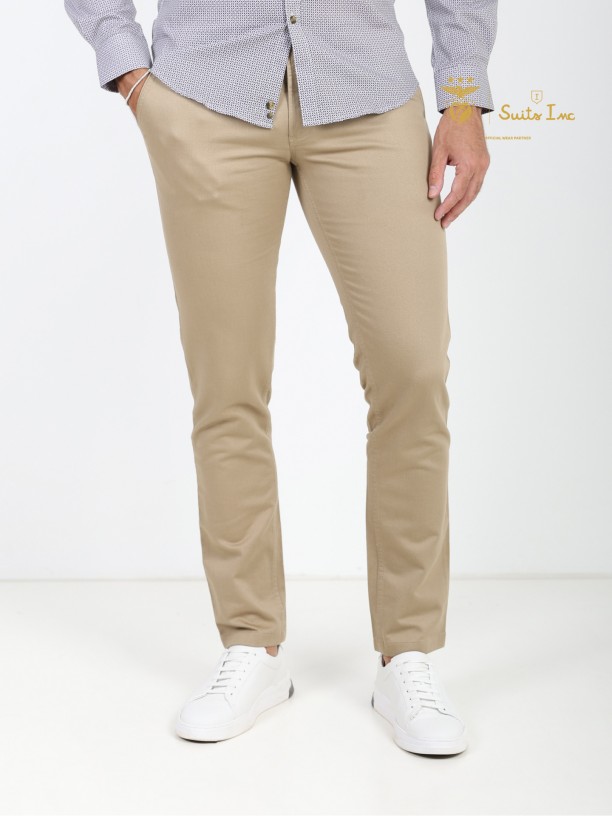 Calas chino de algodo elstico