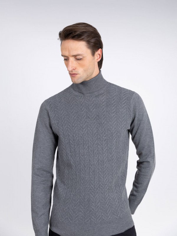 Jersey de cuello alto Jersey de cuello alto