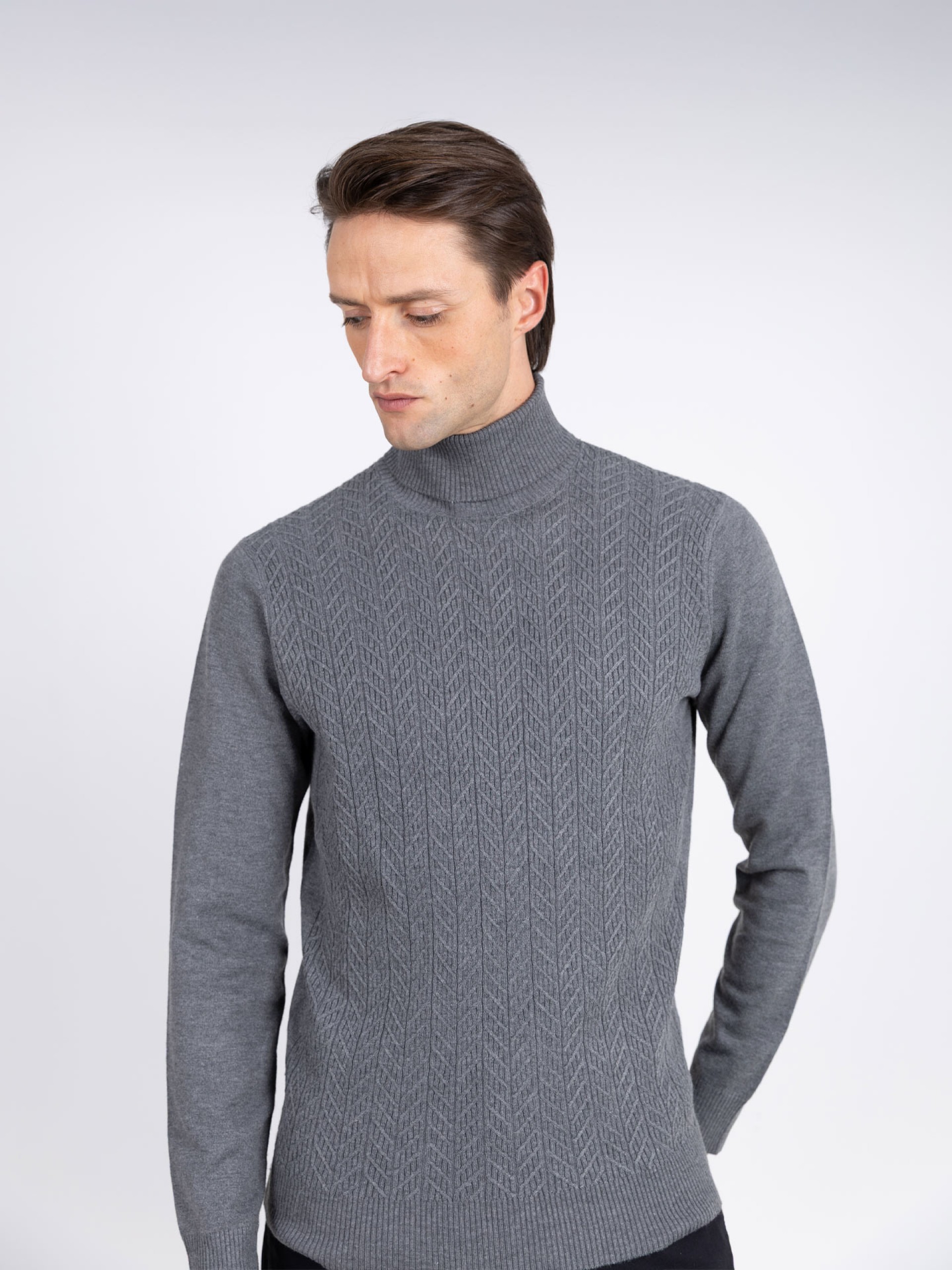 Camisola de gola alta