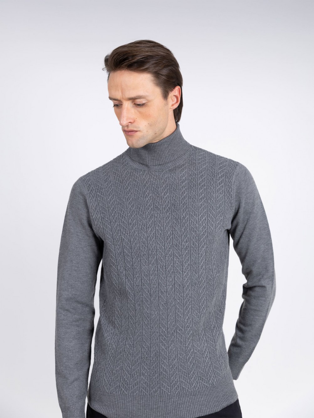 Camisola de gola alta