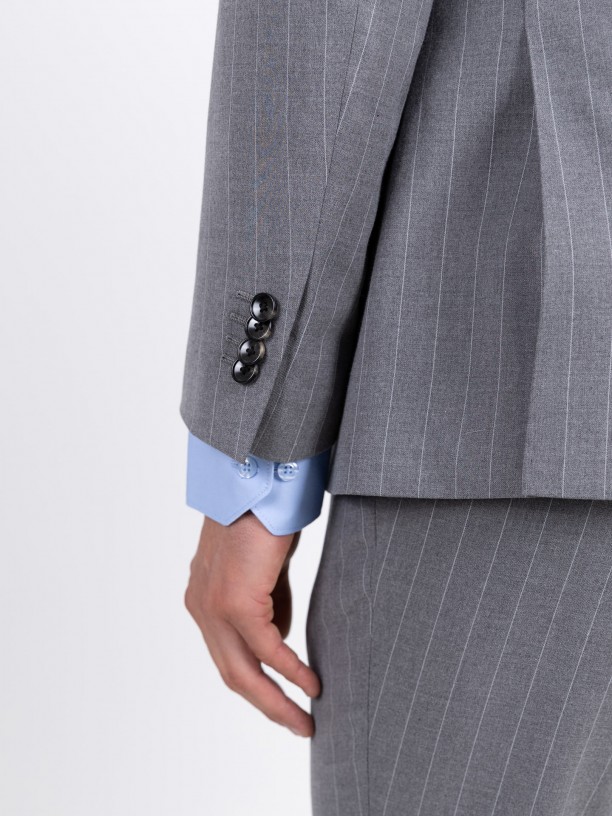 Slim Fit striped suit