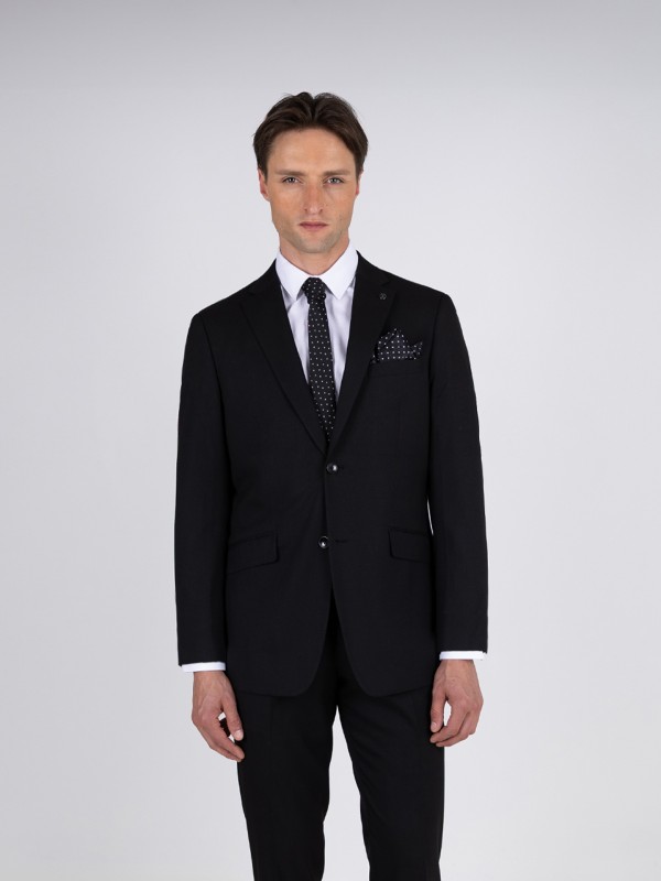 Classic blazer in vegan fabric Classic blazer in vegan fabric