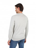 Camisola de malha de algod�o e caxemira