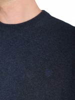 Camisola de malha de algod�o e caxemira