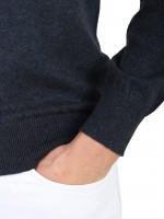 Camisola de malha de algod�o e caxemira