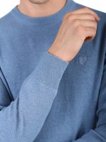 Camisola de malha de algodão e caxemira Camisola de malha de algodão e caxemira