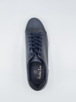 Polished leather ballet flat